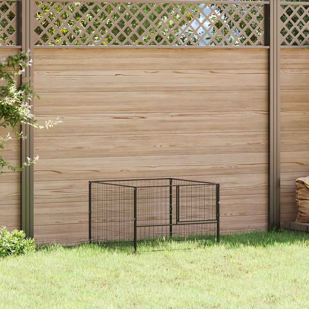 Hundezwinger 100X100X70 Cm Stahl