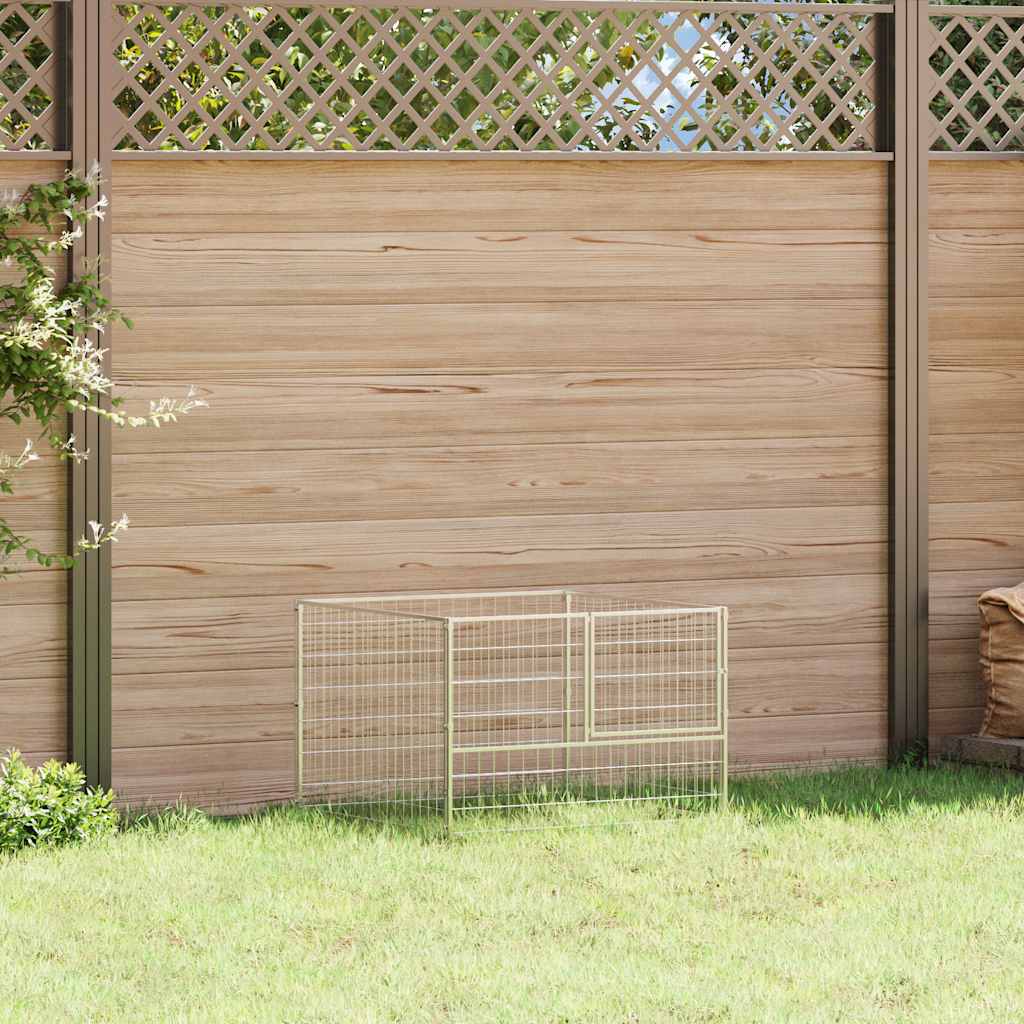 Hundezwinger N 100X100X70 Cm Stahl