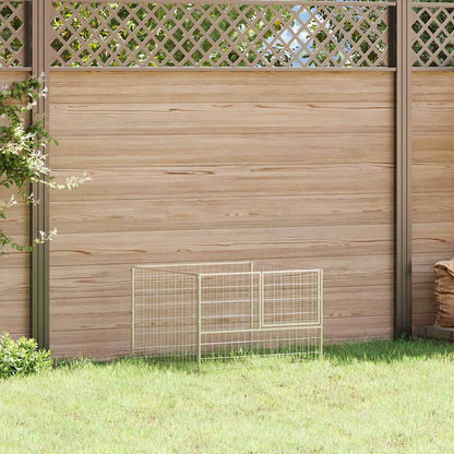 Hundezwinger N 100X100X70 Cm Stahl