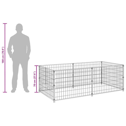 Hundezwinger N 200X100X70 Cm Stahl