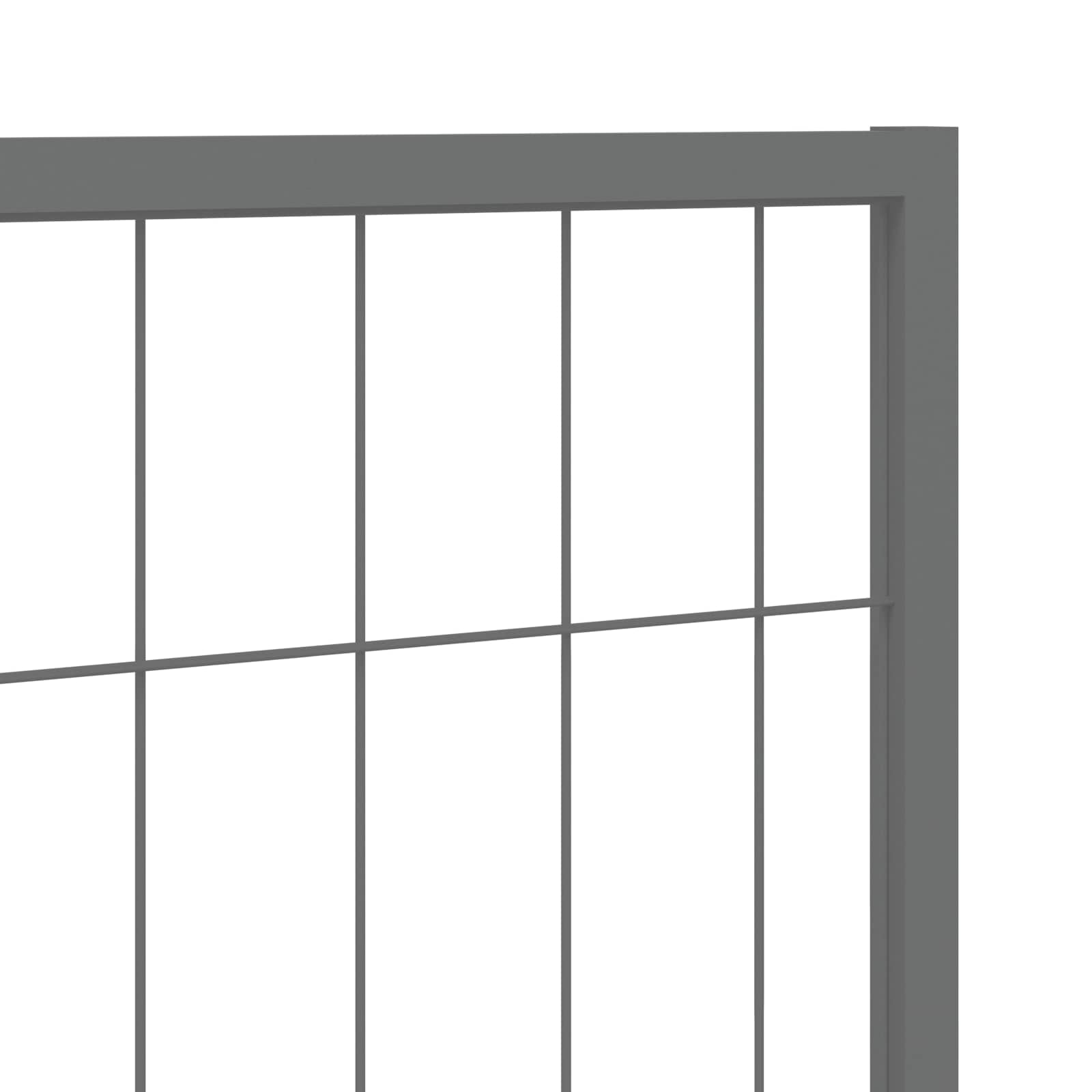 Hundezwinger Silbern 300X100X70 Cm Stahl Anthrazit Und Weiß