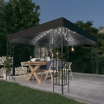 Pavillon Mit Led-Lichterkette 3X3 M