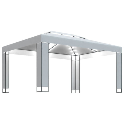 Pavillon Mit Led-Lichterkette 3X4 M