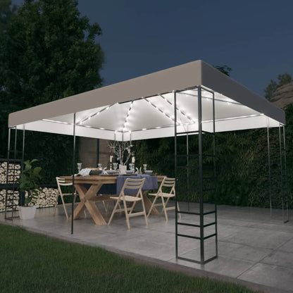 Pavillon Mit Led-Lichterkette 3X4 M