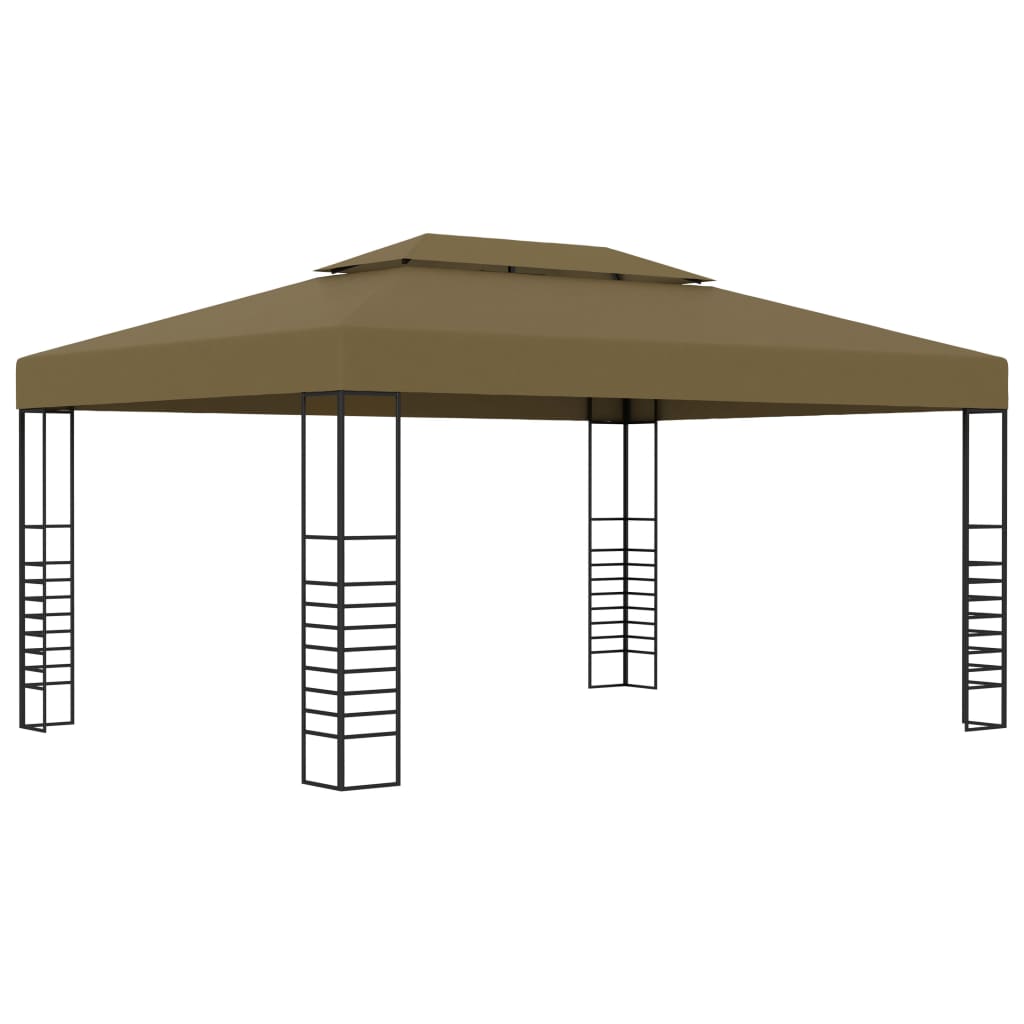 Pavillon Mit Led-Lichterkette 3X4 M