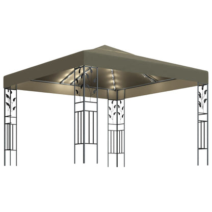Pavillon Mit Led-Lichterkette 3X3 M