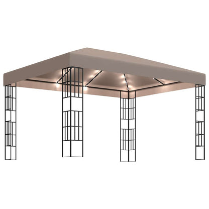Pavillon Mit Led-Lichterkette 4X3 M