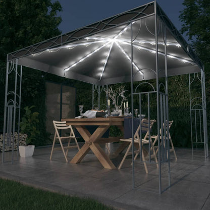 Pavillon Mit Led-Lichterkette 400X300 Cm