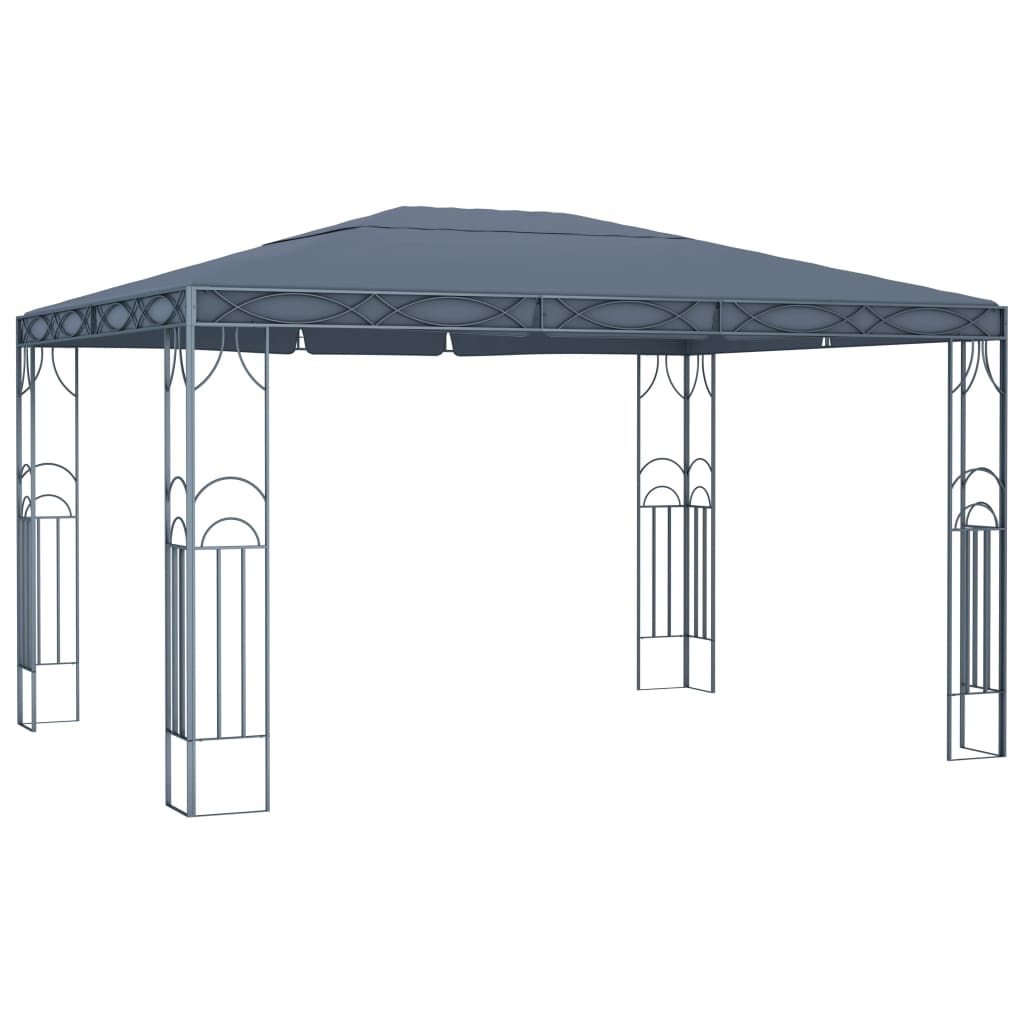 Pavillon Mit Led-Lichterkette 400X300 Cm