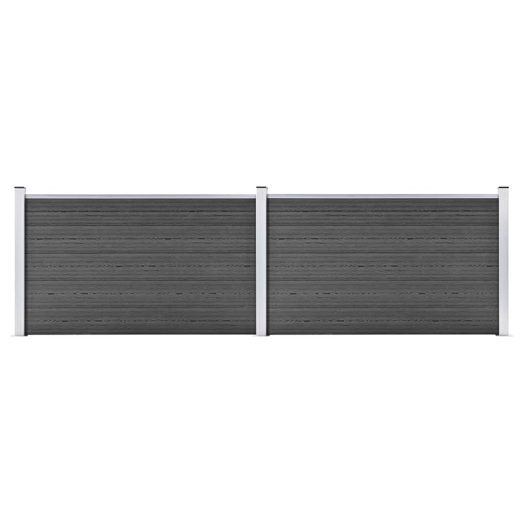 Zaunelement Set Wpc 353X105 Cm