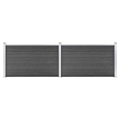 Zaunelement Set Wpc 353X105 Cm