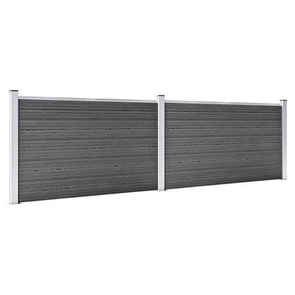 Zaunelement Set Wpc 353X105 Cm