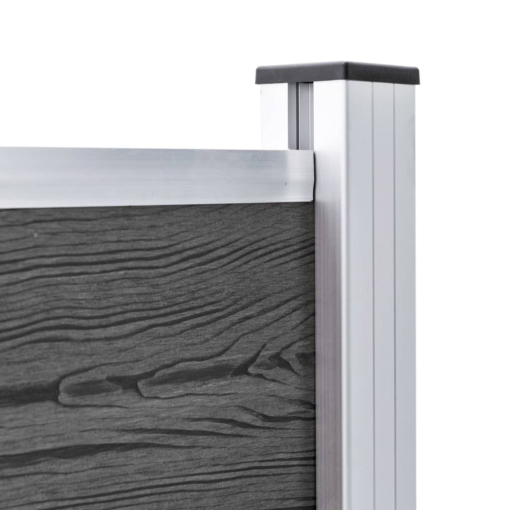 Zaunelement Set Wpc 353X105 Cm