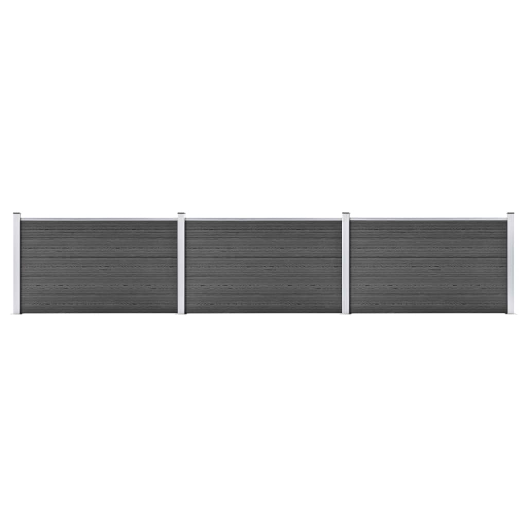 Zaunelement Set Wpc 526X105 Cm