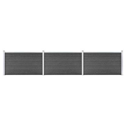 Zaunelement Set Wpc 526X105 Cm
