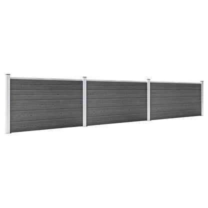 Zaunelement Set Wpc 526X105 Cm