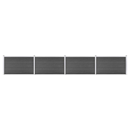Zaunelement Set Wpc 699X105 Cm