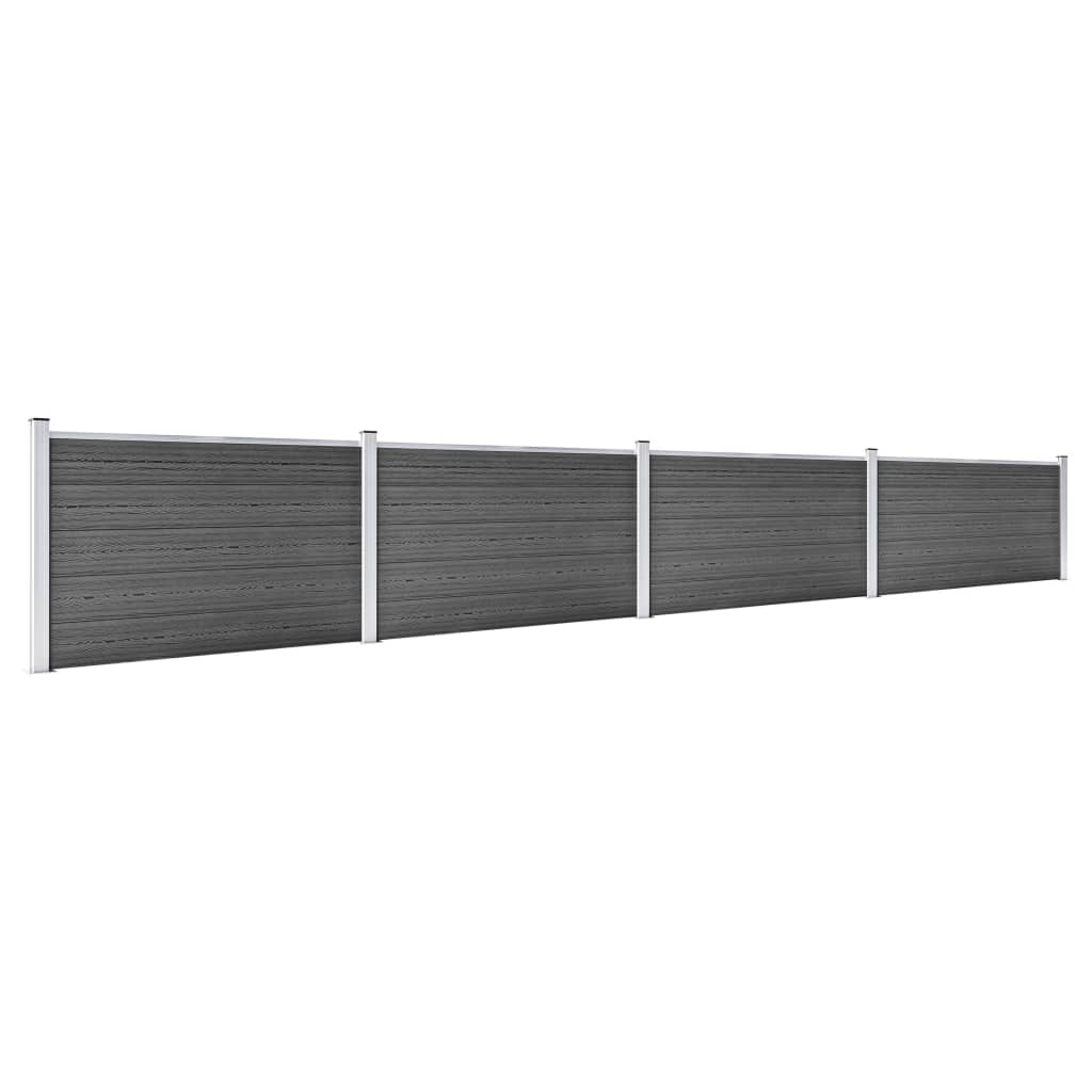 Zaunelement Set Wpc 699X105 Cm