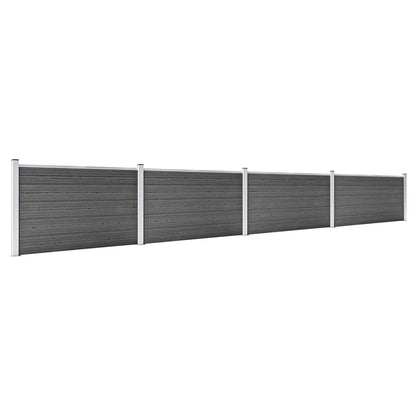 Zaunelement Set Wpc 699X105 Cm