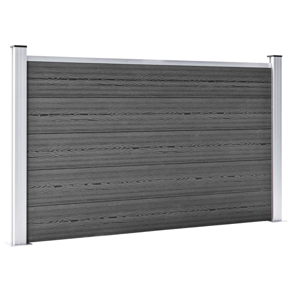 Zaunelement Set Wpc 699X105 Cm