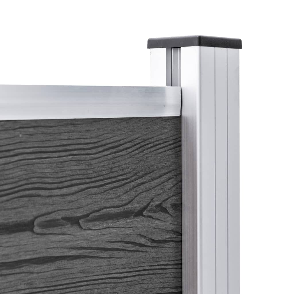 Zaunelement Set Wpc 699X105 Cm
