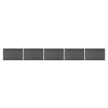 Zaunelement Set Wpc 872X105 Cm