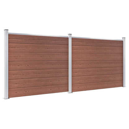 Zaunelement Set Wpc 353X146 Cm