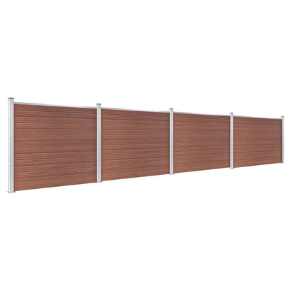 Zaunelement Set Wpc 699X146 Cm