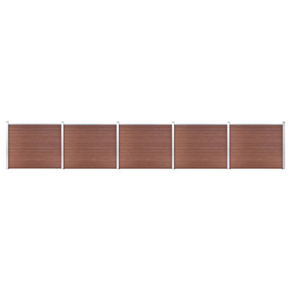 Zaunelement Set Wpc 872X146 Cm