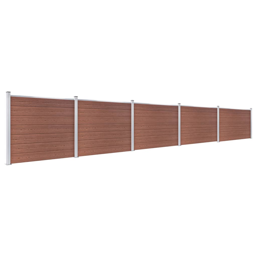 Zaunelement Set Wpc 872X146 Cm