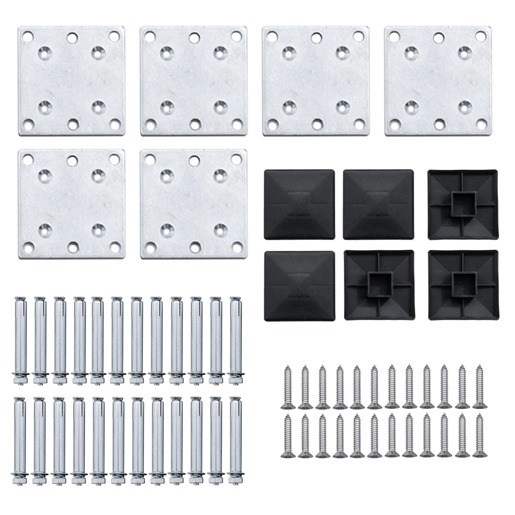 Zaunelement Set Wpc 872X146 Cm