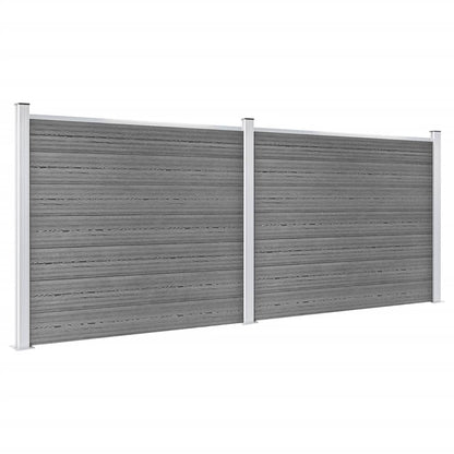 Zaunelement Set Wpc 353X146 Cm