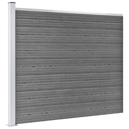 Zaunelement Set Wpc 353X146 Cm