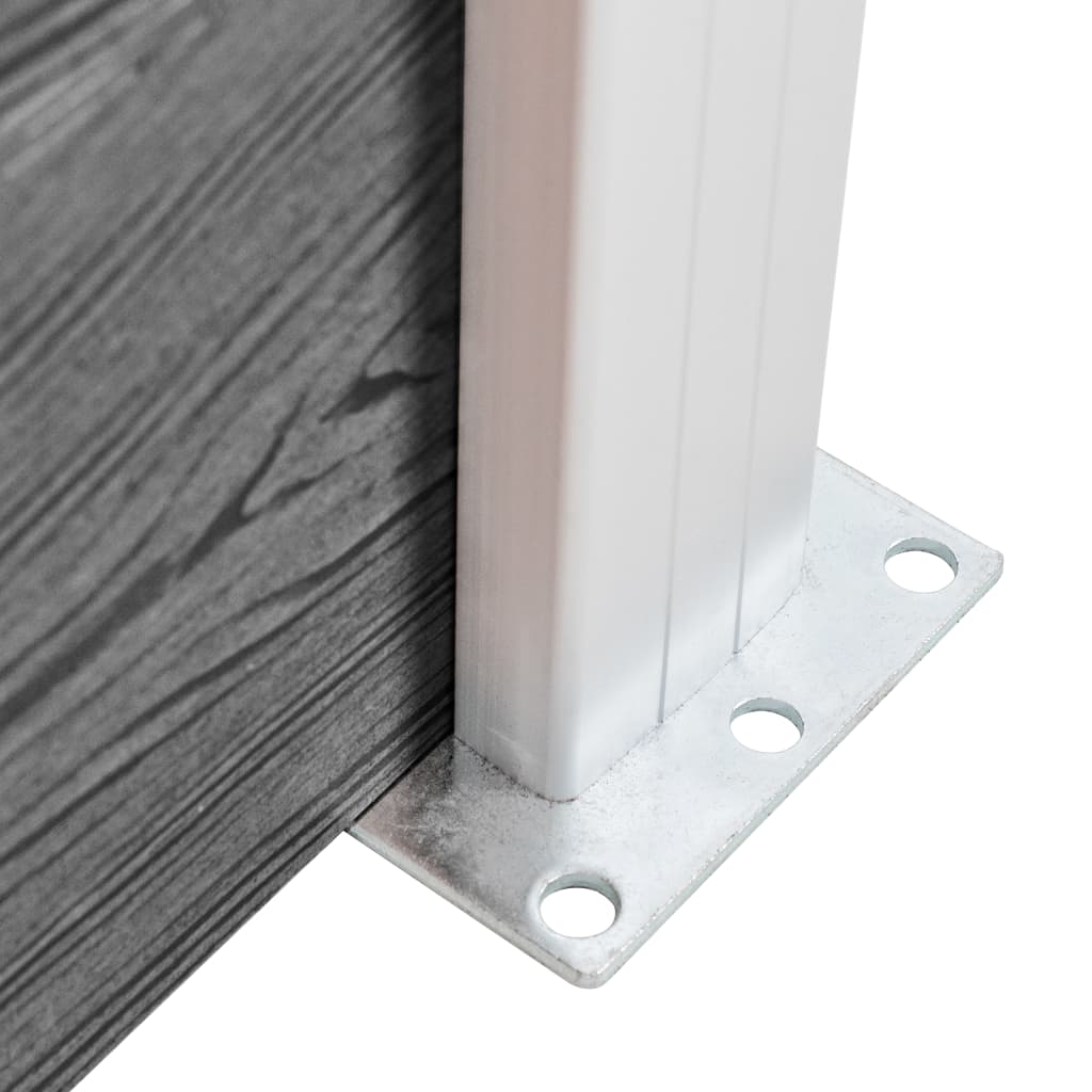 Zaunelement Set Wpc 353X146 Cm