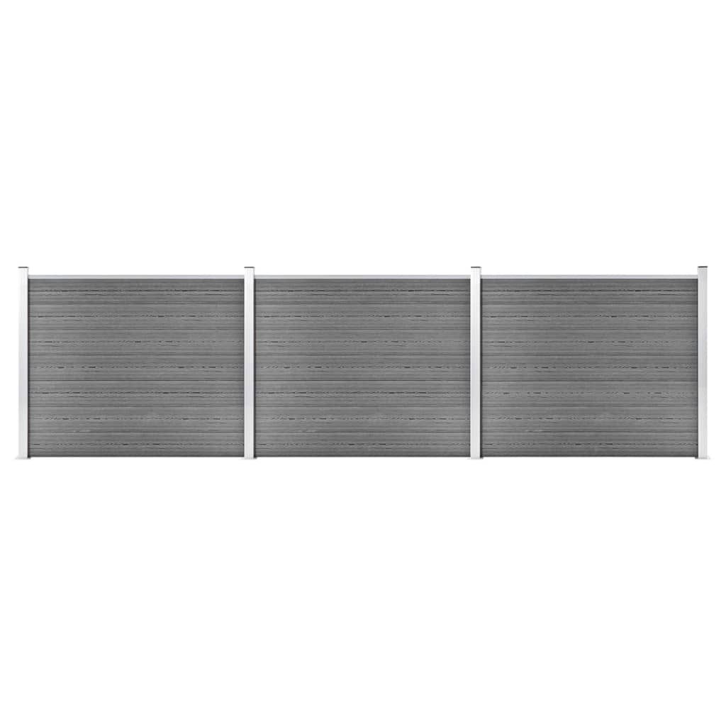 Zaunelement Set Wpc 526X146 Cm