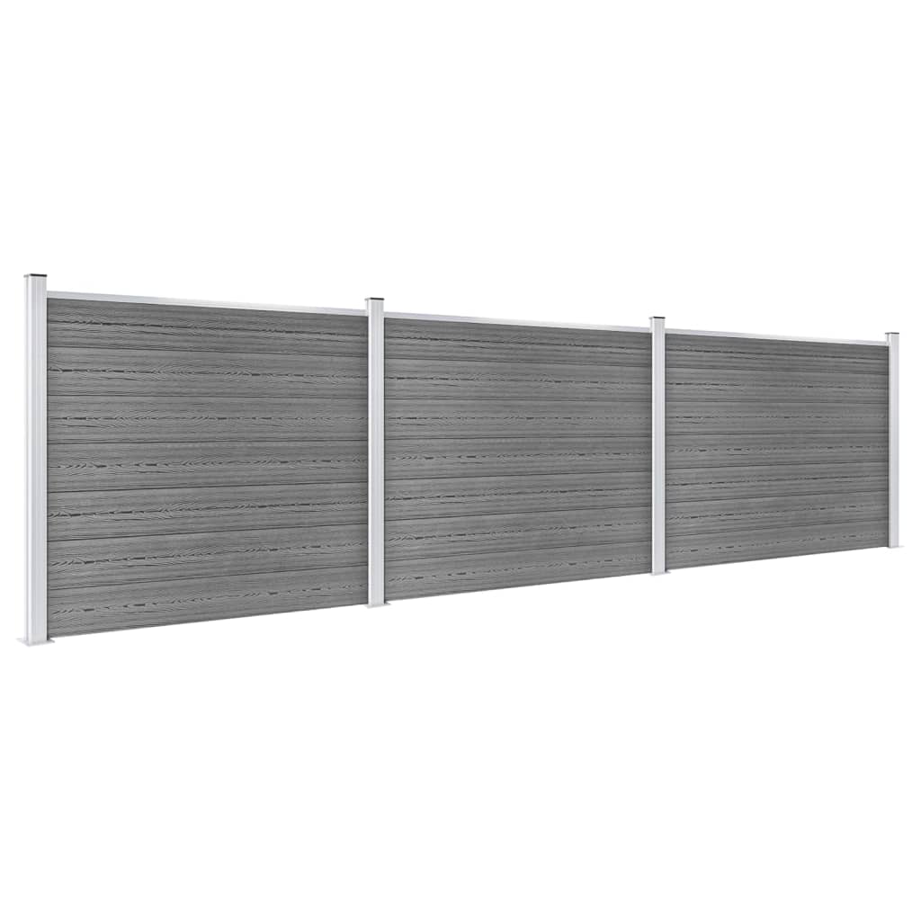 Zaunelement Set Wpc 526X146 Cm