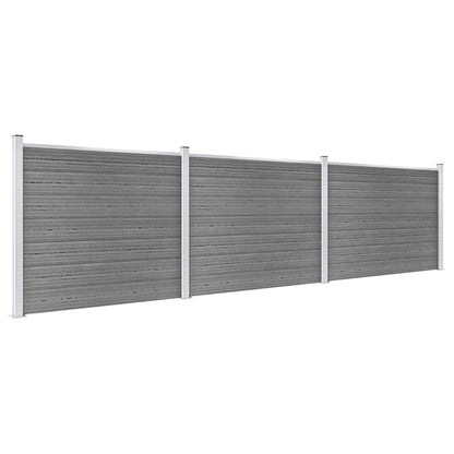 Zaunelement Set Wpc 526X146 Cm