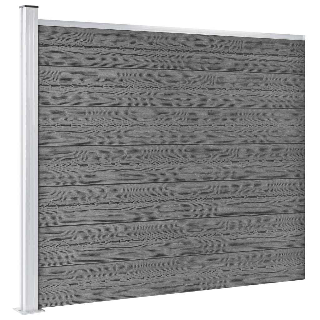 Zaunelement Set Wpc 526X146 Cm