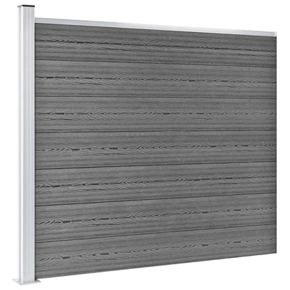 Zaunelement Set Wpc 526X146 Cm
