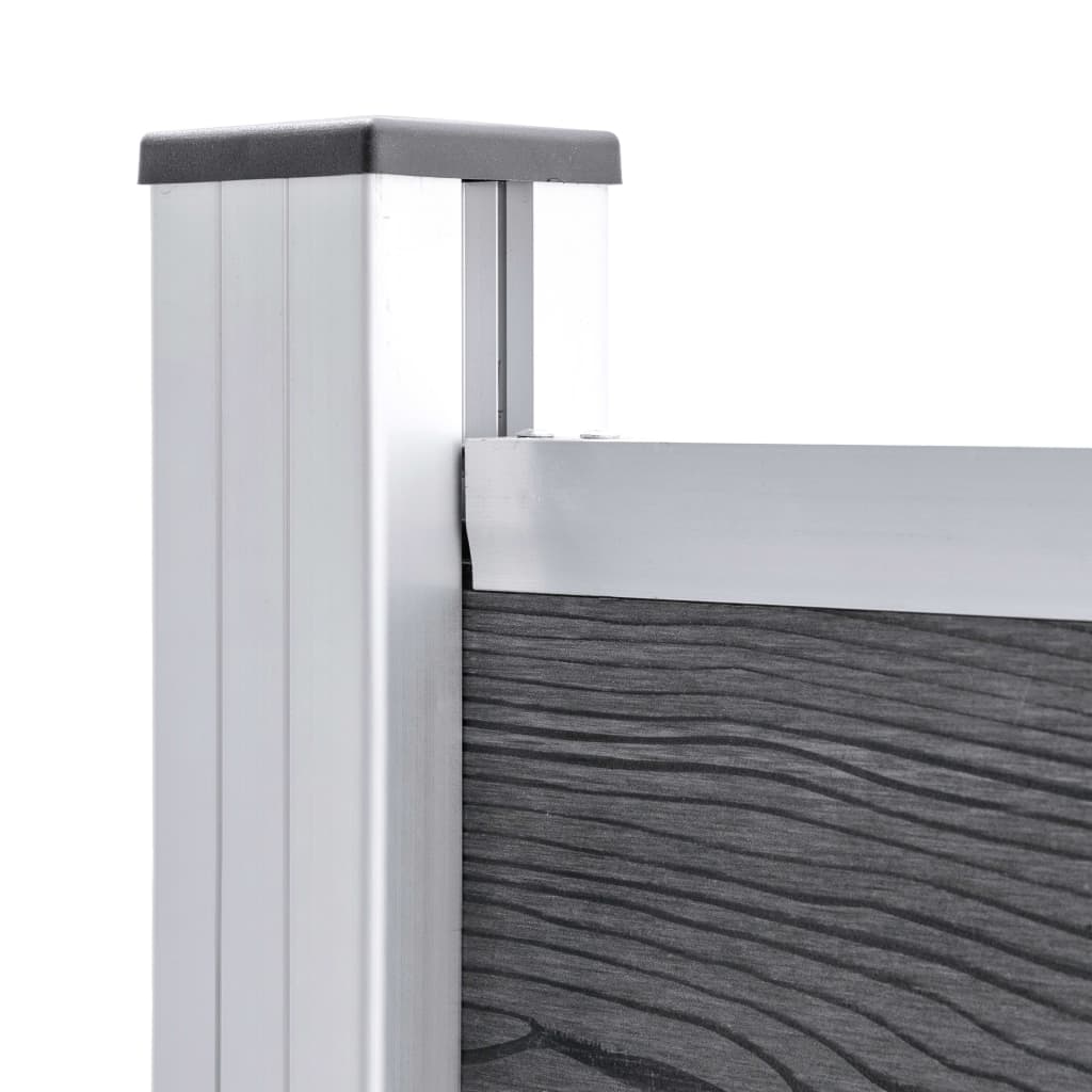 Zaunelement Set Wpc 526X146 Cm