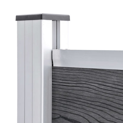 Zaunelement Set Wpc 526X146 Cm