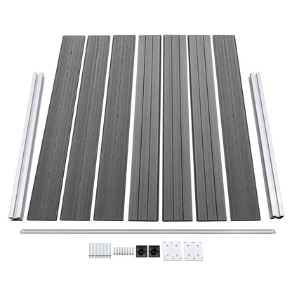 Zaunelement Set Wpc 699X146 Cm