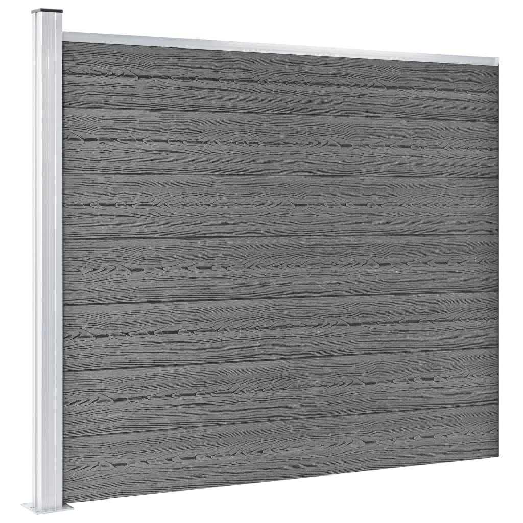Zaunelement Set Wpc 872X146 Cm