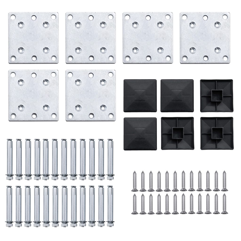 Zaunelement Set Wpc 872X146 Cm