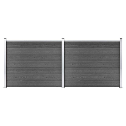 Zaunelement Set Wpc 353X146 Cm