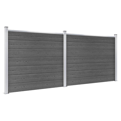 Zaunelement Set Wpc 353X146 Cm