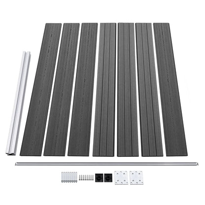 Zaunelement Set Wpc 353X146 Cm