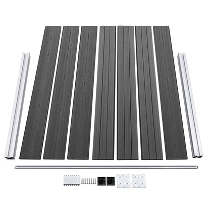 Zaunelement Set Wpc 353X146 Cm