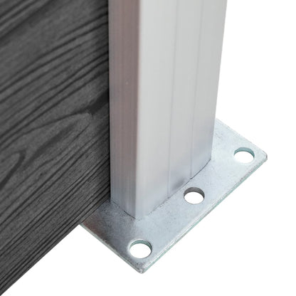 Zaunelement Set Wpc 353X146 Cm