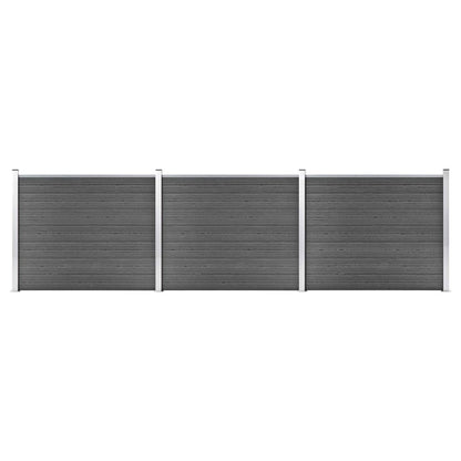 Zaunelement Set Wpc 526X146 Cm